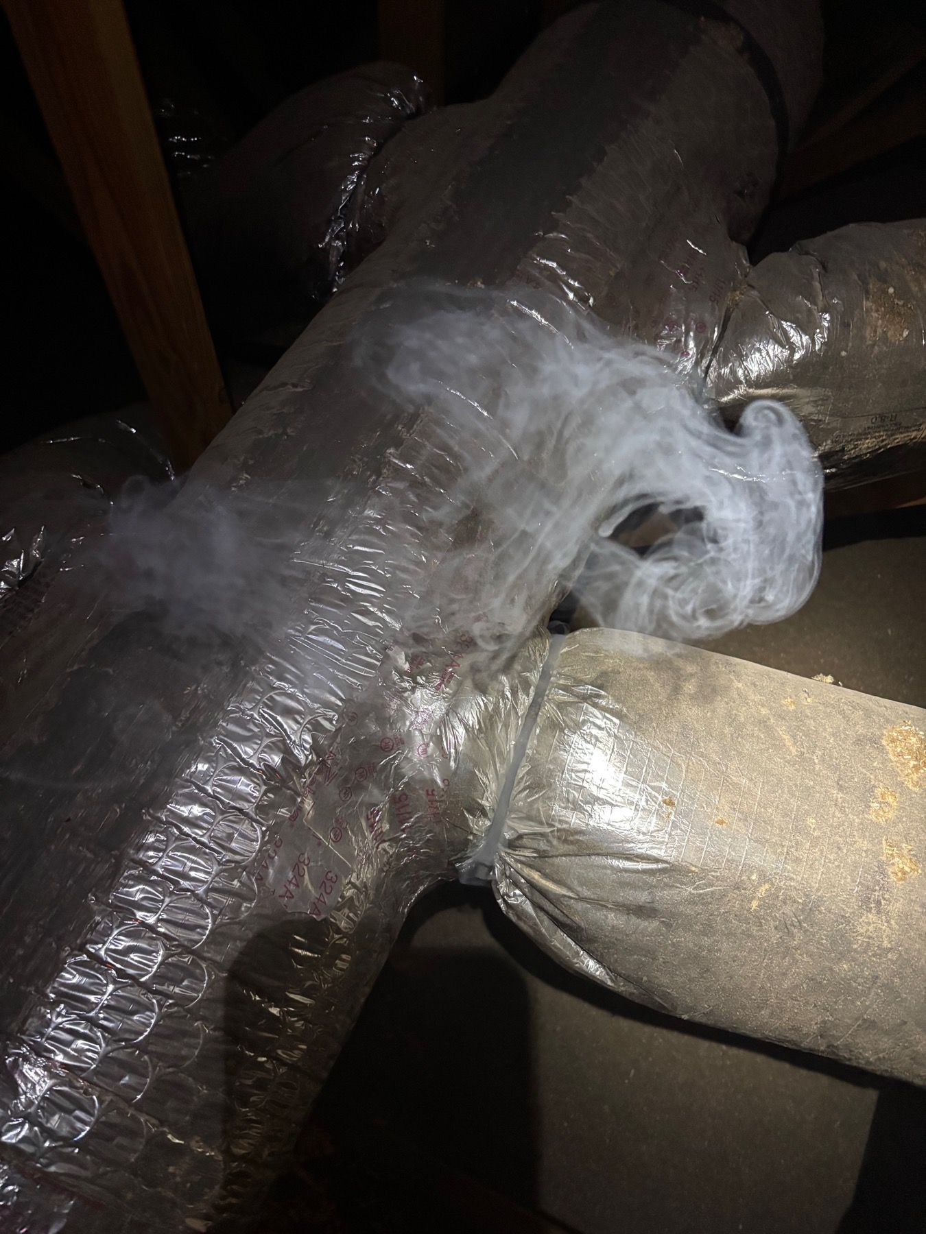 Ductwork reviewed as part of a whole-system HVAC performance process.